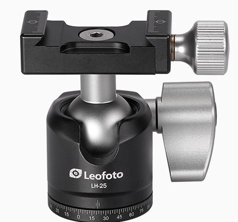 Leofoto LH-25 25mm Low Profile Mini Ball Head front view